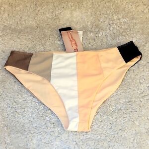 NEW PAPER LONDON SWIM suit Bikini Bottoms Size L